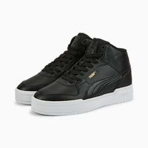 Meias Metallic Puma Invisible branco infantil 3 pares, Metallic Puma Black-Puma White, extralarge