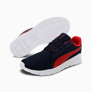Hampton Unisex Sneakers, Peacoat-High Risk Red