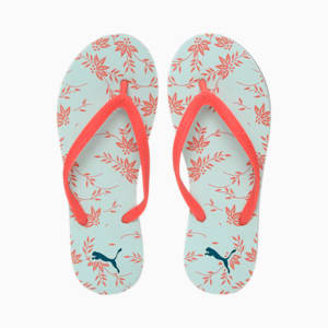Zoey Women's Flip Flops, Nitro Blue-Peach Pink-Blue Coral