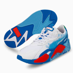 RS-X³ RENDER Unisex Sneakers, Puma White-Puma Royal-High Risk Red, extralarge-IND