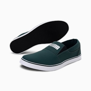 Freak Slip-On Men's Shoes, Green Gables-Silver