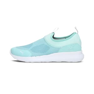 Comfort V2 Women's Slip-On Shoes, Eggshell Blue-Puma White, extralarge-IND