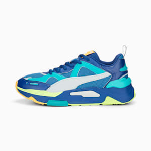 RS-Simul8 Reality Sneakers, Lake Blue-Blazing Blue