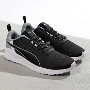 All black 2025 puma sneakers