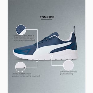 Comp Men's Sneakers, Intense Blue-Puma White, extralarge-IND