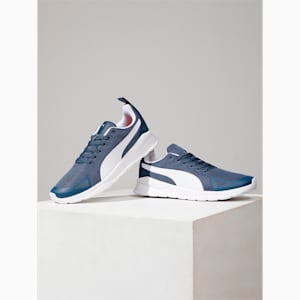 Comp Men's Sneakers, Intense Blue-Puma White, extralarge-IND