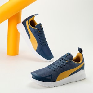 Comp Men's Sneakers, Intense Blue-Mineral Yellow