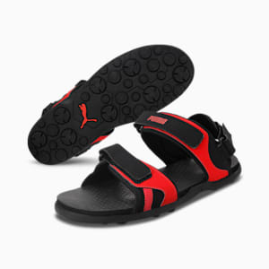 Hack Men's Sandals, Puma Black-High Risk Red