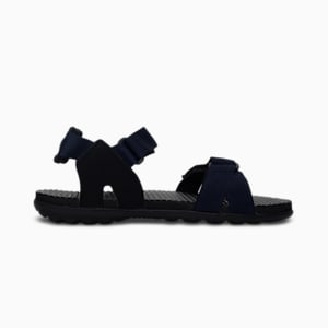 Smooth Men's Sandals, Puma Black-Navy Blazer, extralarge-IND