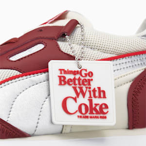 ユニセックス PUMA x Coca-Cola ライダー FV スニーカー, Intense Red-Puma Silver-Ivory Glow