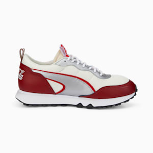 ユニセックス PUMA x Coca-Cola ライダー FV スニーカー, Intense Red-Puma Silver-Ivory Glow
