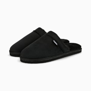 ウィメンズ プーマ フラッフ ミュール BX スリッパ, Puma Black-Puma White