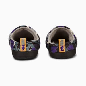 ユニセックス PUMA x PERKS AND MINI パフィー スリッパ, Puma Black-Heliotrope