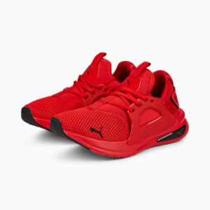SOFTRIDE Enzo Evo Youth Running Shoes, High Risk Red-Puma Black, extralarge-IND