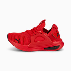 SOFTRIDE Enzo Evo Youth Running Shoes, High Risk Red-Puma Black, extralarge-IND