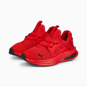 Tenis infantiles Softride Enzo Evo, High Risk Red-Puma Black