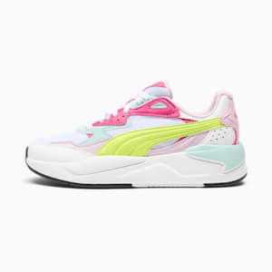 X-Ray Speed Women's Sneakers, PUMA White-Electric Lime-Grape Mist, extralarge