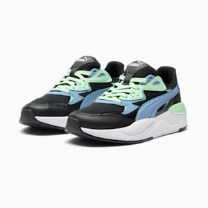 X-Ray Speed Women's Sneakers, Cheap Jmksport Jordan Outlet Black-Zen Blue-Fresh Mint, extralarge