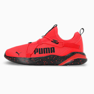 Rift Slip On Speckle Boys  Kids' Shoes, High Risk Red-Puma Black
