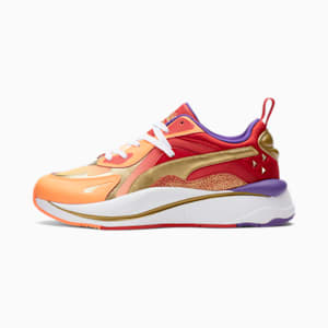RS-Curve I Am Brave Women's Sneakers, Neon Citrus-Puma Team Gold-High Risk Red