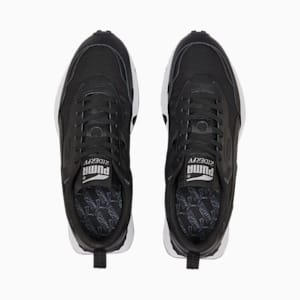 Rider FV Leather Unisex Sneakers, Puma Black-Puma White, extralarge-IND