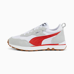Essentials Rider FV Unisex Sneakers, Puma White-Platinum Gray