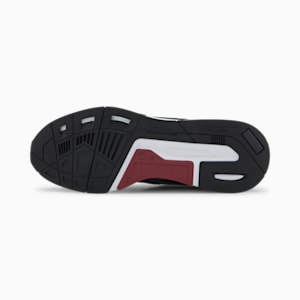 Mirage Sport Earth Tones Unisex Sneakers, PUMA Black-Strong Gray-Team Regal Red