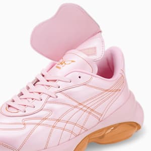 Zapatos deportivos PUMA x DUA LIPA Cell Dome King Metallic para mujer, Pink Lady-Carrot-Irish Green