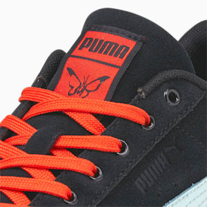 ウィメンズ PUMA x DUA LIPA メイズ スウェード スニーカー, Puma Black-Blue Glow