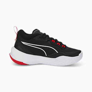Playmaker Sneakers Youth, Jet Black-Jet Black-Puma White-High Risk Red