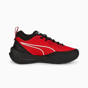 Playmaker Sneakers Youth, High Risk Red-High Risk Red-Jet Black-Puma White