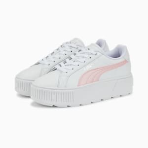 Karmen L Sneakers Youth, Puma White-Almond Blossom