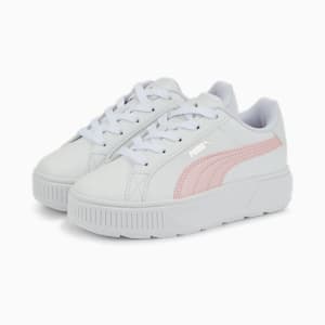 Karmen L Sneakers Kids, Puma White-Almond Blossom