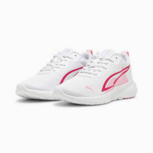 All-Day Active Big Kids' Sneakers, PUMA White-Garnet Rose-Pink Lilac, extralarge