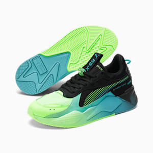 RS-X Fly Sneakers, Puma Black-Fizzy Lime-Porcelain