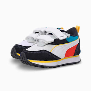 Rider FV Future Vintage Alternative Closure Babies' Sneakers, New Navy-PUMA White, extralarge-IND