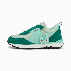 PUMA x POKÉMON Rider FV Bulbasaur Youth Sneakers, Ivy-Holiday