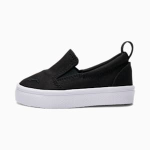 Bari Slip-on Comfort Toddler's Shoes, Puma Black-Puma Black