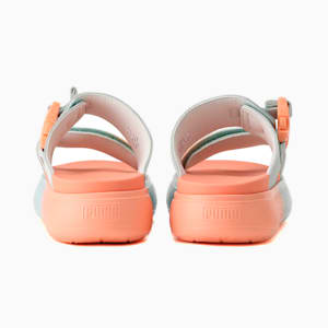 ウィメンズ スウェード マユ サンダル サマー キャンプ, Nitro Blue-Peach Pink