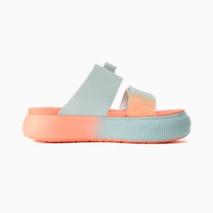 ウィメンズ スウェード マユ サンダル サマー キャンプ, Nitro Blue-Peach Pink