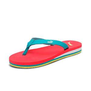 Alice Women's Flip-Flops, Beetroot Purple-Porcelain-Fresh Yellow-PUMA White, extralarge-IND