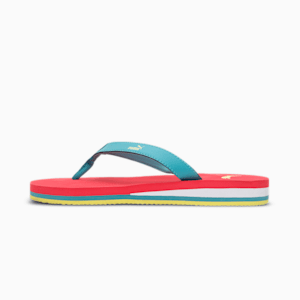 Alice Women's Flip-Flops, Beetroot Purple-Porcelain-Fresh Yellow-PUMA White, extralarge-IND