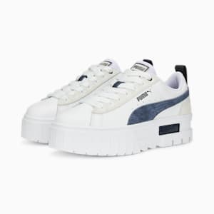 ウィメンズ メイズ ミックス スニーカー, Puma White-Parisian Night