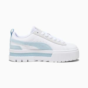 Mayze Mix Women's Sneakers, PUMA White-Icy Blue, extralarge-IND
