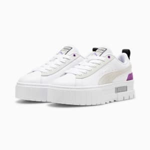 Mayze Mix Women's Sneakers, PUMA White-Ultraviolet, extralarge-IND