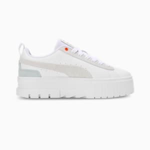 Mayze Mix Women's Sneakers, PUMA White-Maple Syrup, extralarge-IND