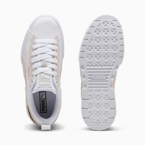 ウィメンズ メイズ ミックス スニーカー, PUMA White-Alpine Snow-Loden Green, extralarge-JPN