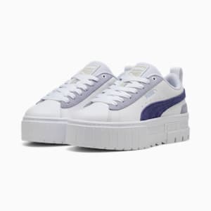 ウィメンズ メイズ ミックス スニーカー, Puma White-Blue Crystal, extralarge-JPN