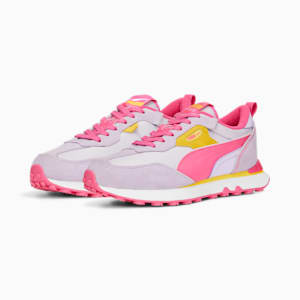 Zapatos deportivos Rider FV Vintage para mujer, Light Lavender-Glowing Pink