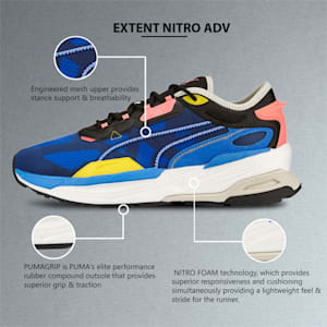 Extent Nitro ADV Unisex Sneakers, Bluemazing-Puma Black